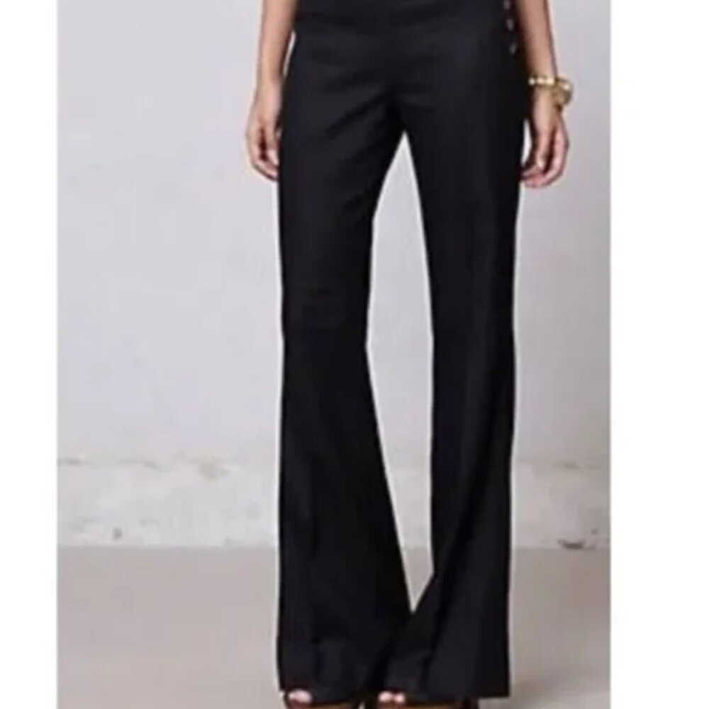 𝅺ANTHROPOLOGIE Brighton Trousers Black Won Once - Like New!